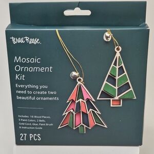 New Mosaic Christmas Tree Ornament Kit From  Brea Reese Two In Box DIY Craft Fun